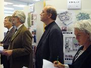 v.l.n.r. juryleden Durk Kooistra, Frans Jaspers, Ton Venhoeven (voorzitter) en Dorine de Vos